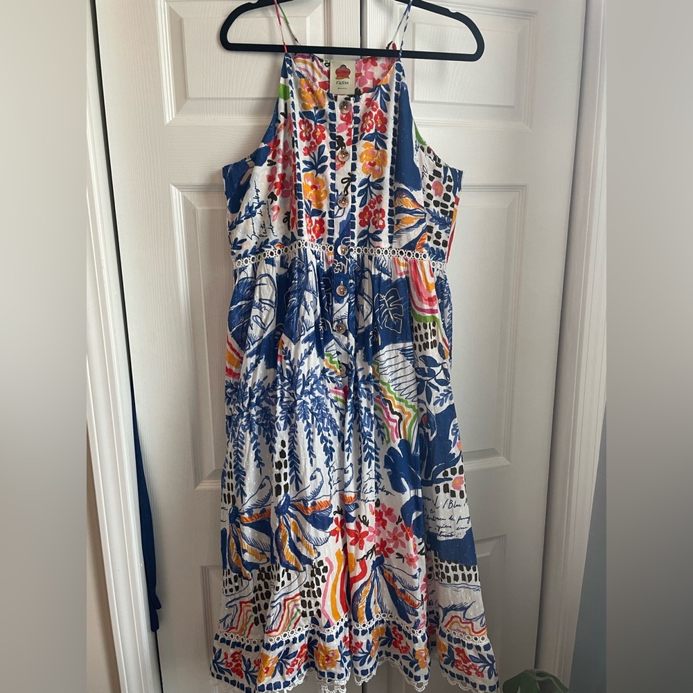 Farm Rio Halter Maxi Dress